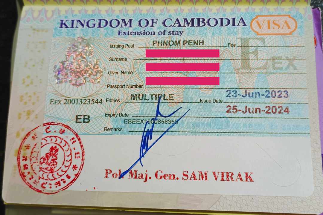 CAMBODIAN VISA